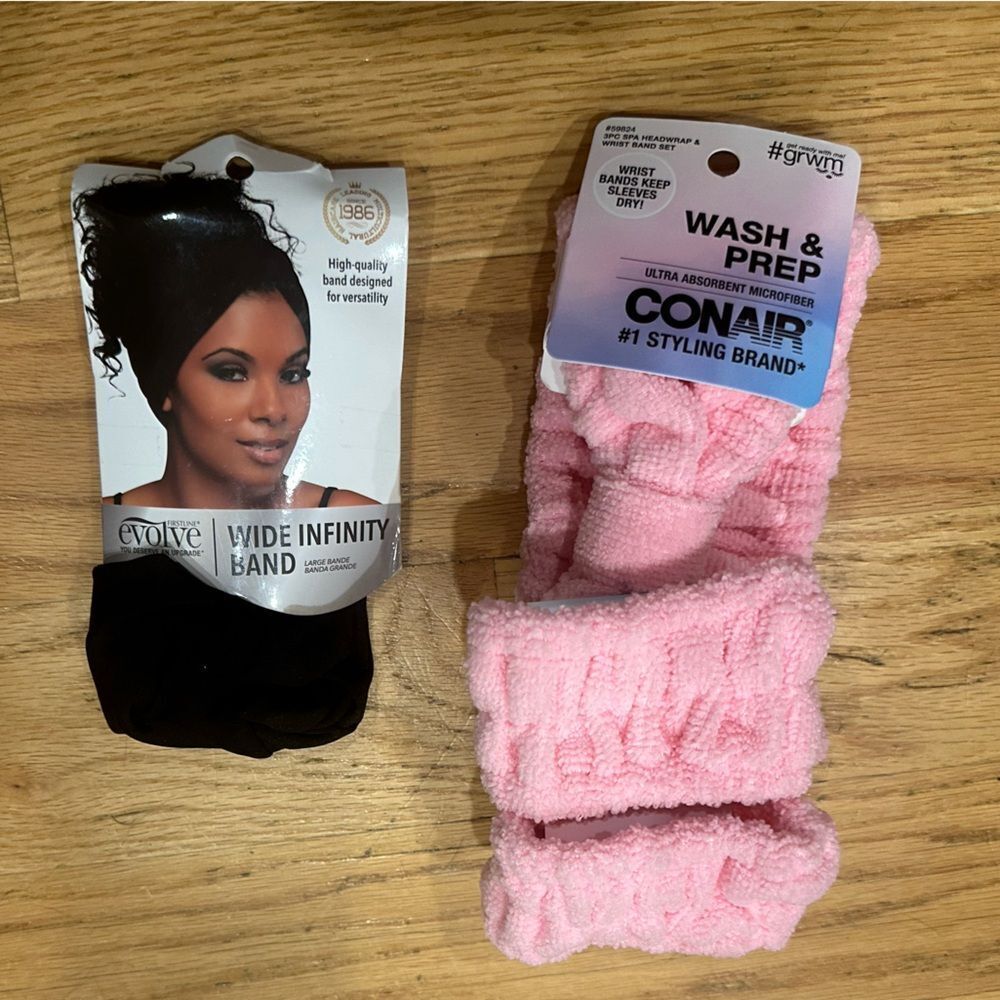 Conair & Evolve bundle of headbands infinity band